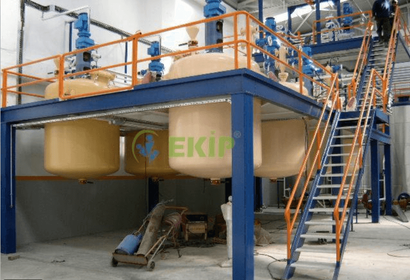 Производственная мощность лака